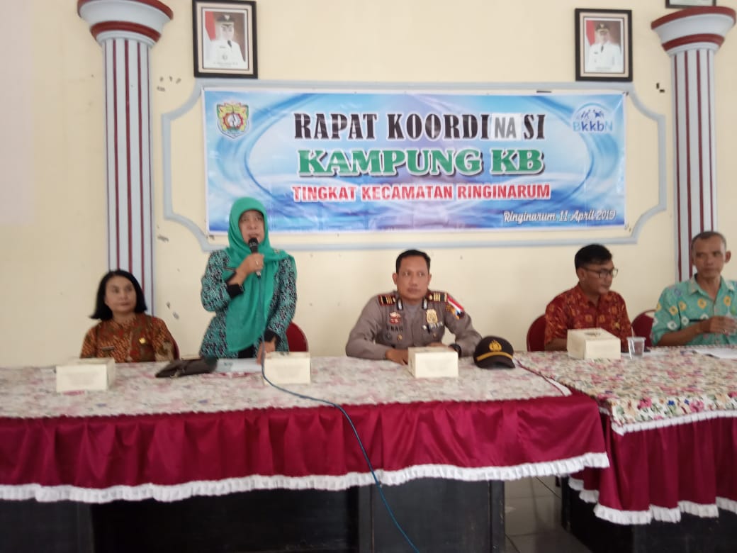 Rapat Koordinasi Kampung KB Tingkat Kecamatan Tahun 2019